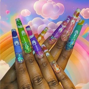 Care Bear 🌈🧸☁️ (3xl acrylic)